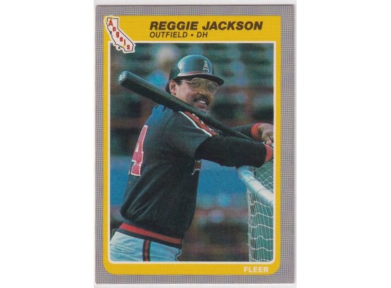 1985 Fleer Reggie Jackson