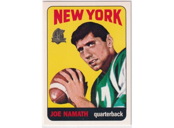 1996 Topps 40th Anniversary Joe Namath 1965 Reprint