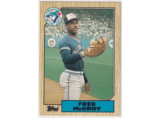 1987 Topps Fred McGiff Rookie