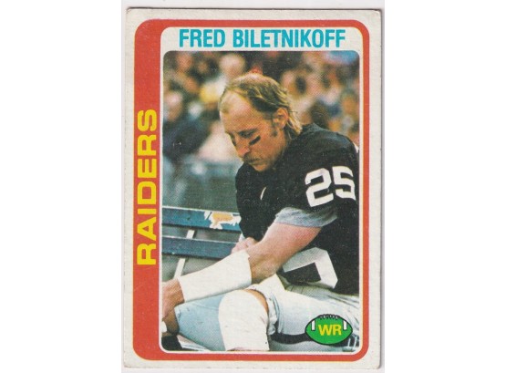 1978 Topps Fred Biletnikoff