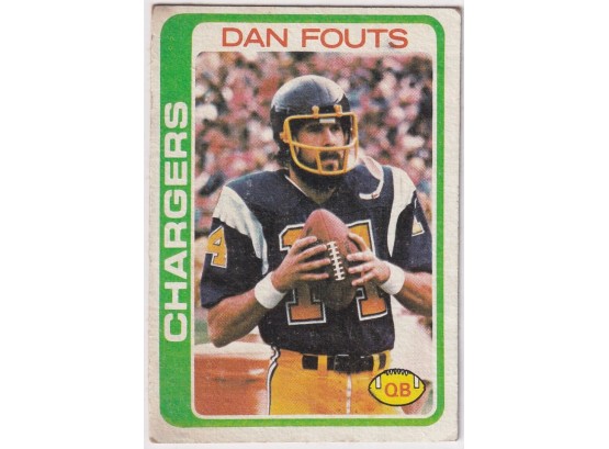 1978 Topps Dan Fouts