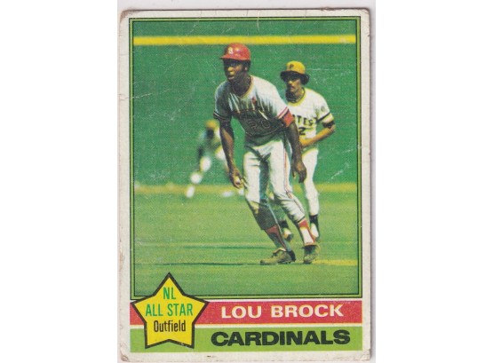 1976 Topps Lou Brock All Star