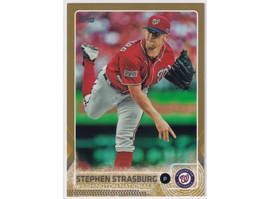 2015 Topps Gold Stephen Strasburg 1277/2015