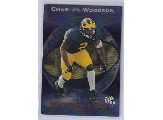 1998 Press Pass Charles Woodson Trophy Case Rookie