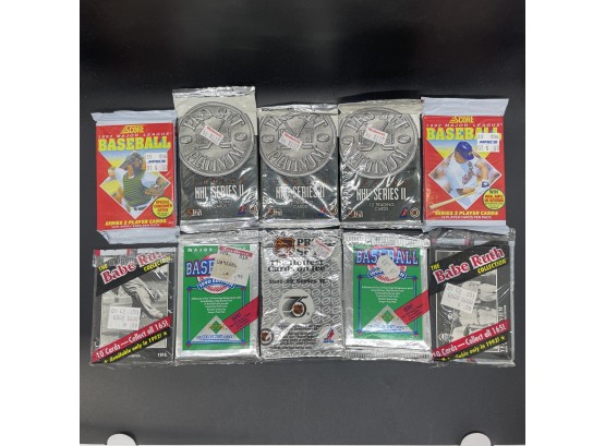 Sealed Packs Of Trading Cards