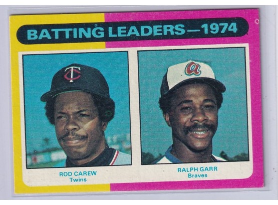 1975 Topps Batting Leaders 1974