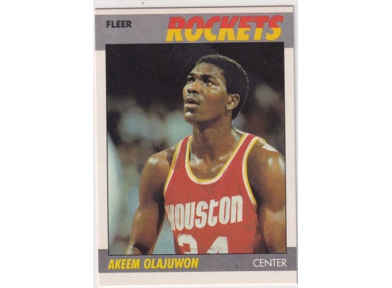 1987 Fleer Akeem Olajuwon