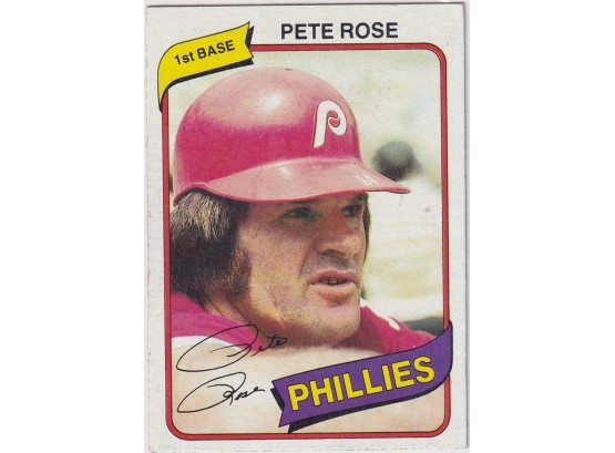1980 Topps Pete Rose