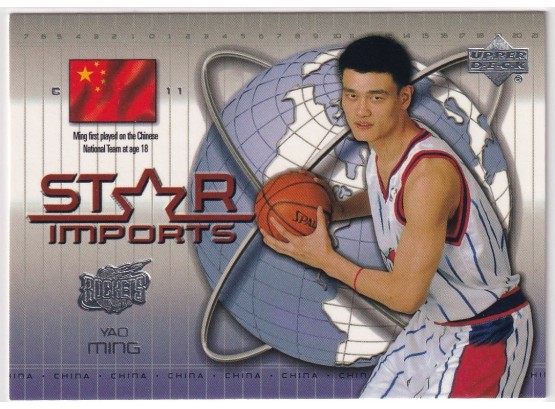 2003 Upper Deck Yao Ming Star Imports