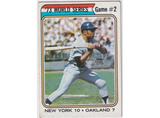 1974 Topps 1973 World Series Game #2