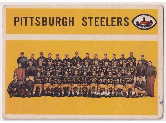 1960 Topps Pittsburgh Steelers Team Card