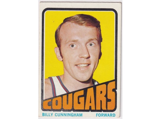 1972 Topps Billy Cunningham