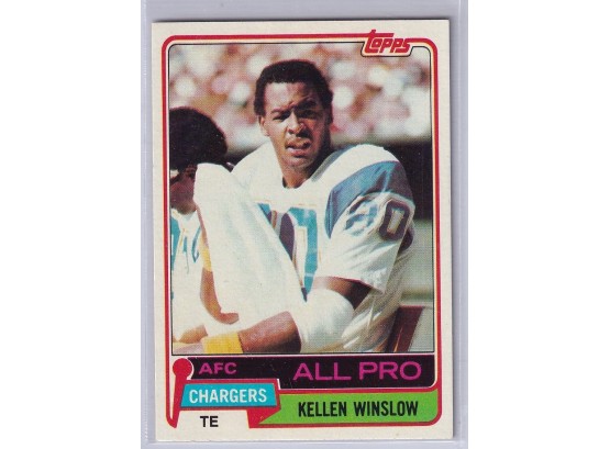 1981 Topps Kellen Winslow