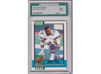 1990 Topps Traded Emmitt Smith AGS 9.0 Mint