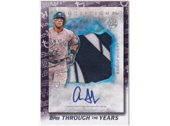 2021 Topps Through The Years Aaron Judge Inception