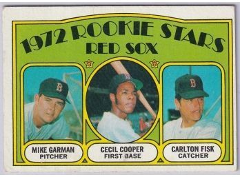 1972 Topps Rookie Stars Red Sox