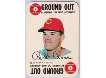 1968 Topps Game Pete Rose Ground Out