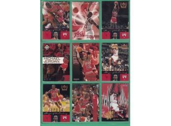 9 Michael Jordan Basketball Cards