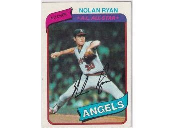 1980 Topps Nolan Ryan All Star