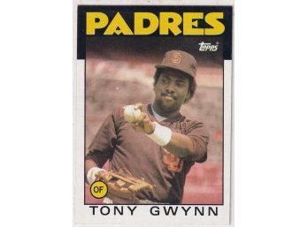 1986 Topps Tony Gwynn