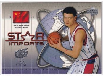 2003 Upper Deck Yao Ming Star Imports