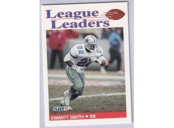 1992 Fleer League Leaders Emmitt Smith