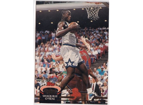1992 Topps Stadium Club Shaquille O'neal Draft Pick Rookie Card