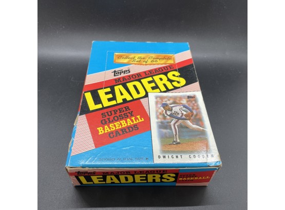 1986 Topps Super Glossy Baseball Cards Box