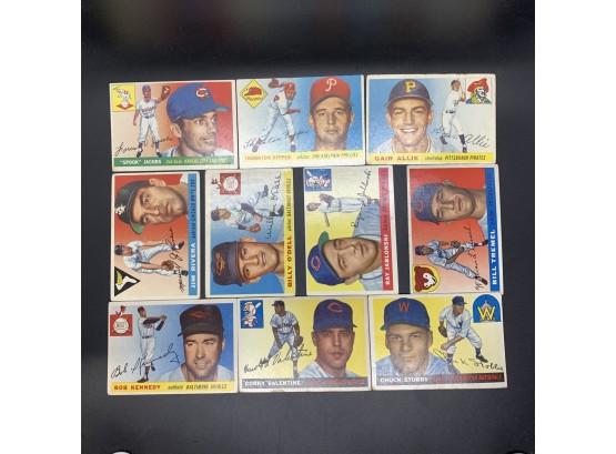 10 1955 Topps Baseball Cards