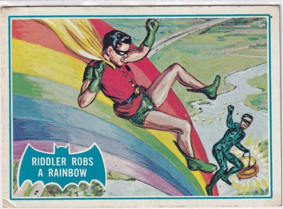 1966 Batman B Series Riddler Robs A Rainbow Puzzle Back