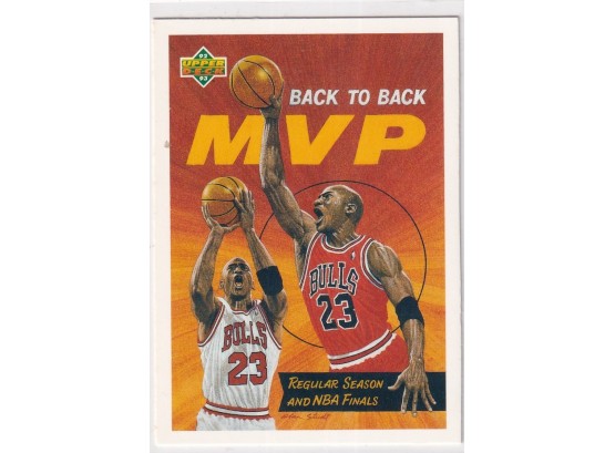 1992-93 Upper Deck Michael Jordan Back To Back MVP Regular Season And NBA Finals