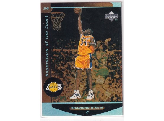 1998 Upper Deck Shaquille O'neal Superstars Of The Court