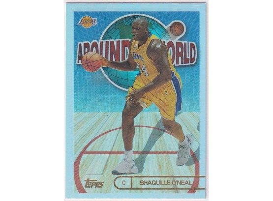 2002 Topps Shaquille O'neal A Round World