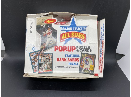 1986 Leaf Donruss Major League All Stars Pop Up Puzzle & Cards