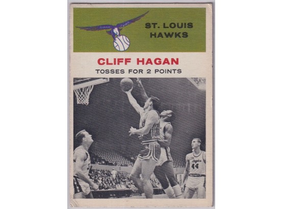 1961 Fleer Cliff Hagan In Action