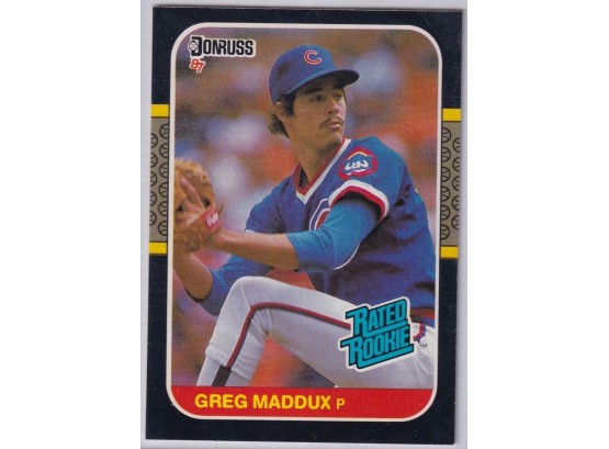 1987 Donruss Greg Maddux Rated Rookie
