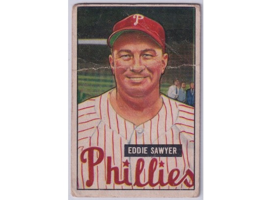 1951 Bowman Eddie Sawyer