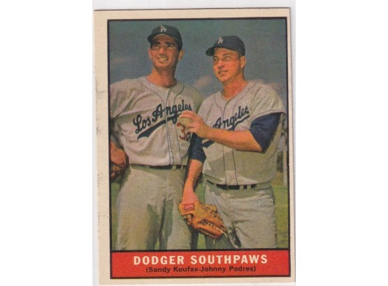 1961 Topps Doger Southpaws