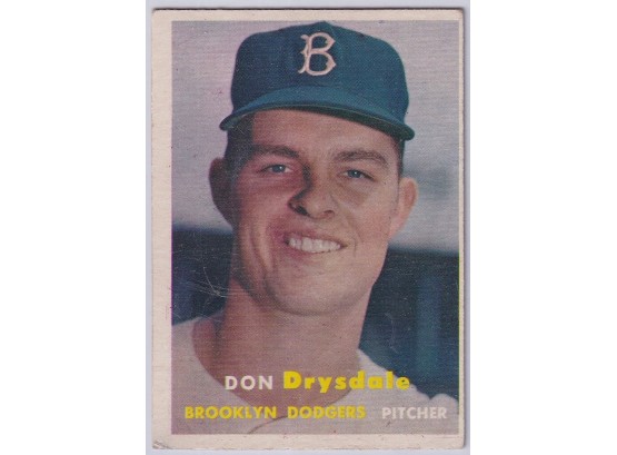 1957 Topps Don Drysdale Rookie