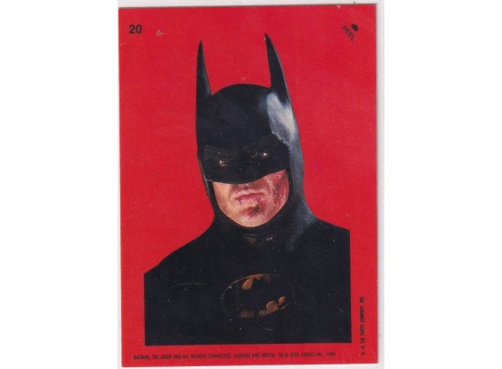 1989 Topps Batman 89 Sticker