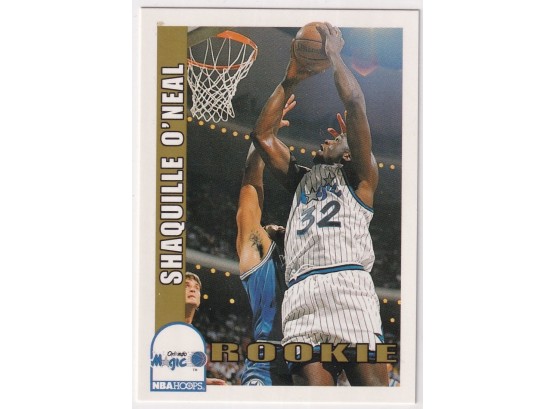 1992-93 NBA Hoops Shaquille O'Neal Rookie