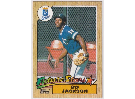1987 Topps Bo Jackson Future Stars Rookie Card