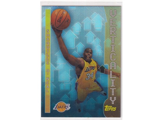 2002 Topps Shaquille O'neal Verticality