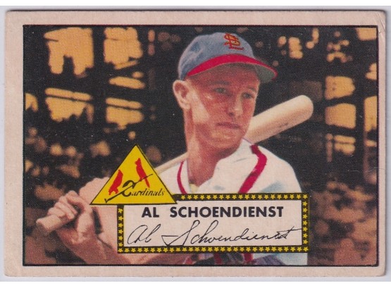 1952 Topps Al Schoendiest