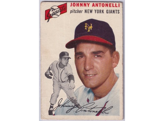 1954 Topps Johnny Antonelli