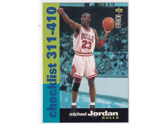 1995 Upper Deck Collector's Choice Michael Jordan Checklist 311-410