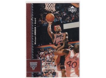 1996 Upper Deck Michael Jordan 1/13/96