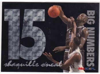 1994 NBA Hoops Shaquille O'neal 15 Big Numbers