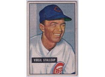 1951 Bowman Virgil Stallcup