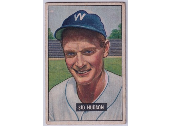 1951 Bowman Sid Hudson